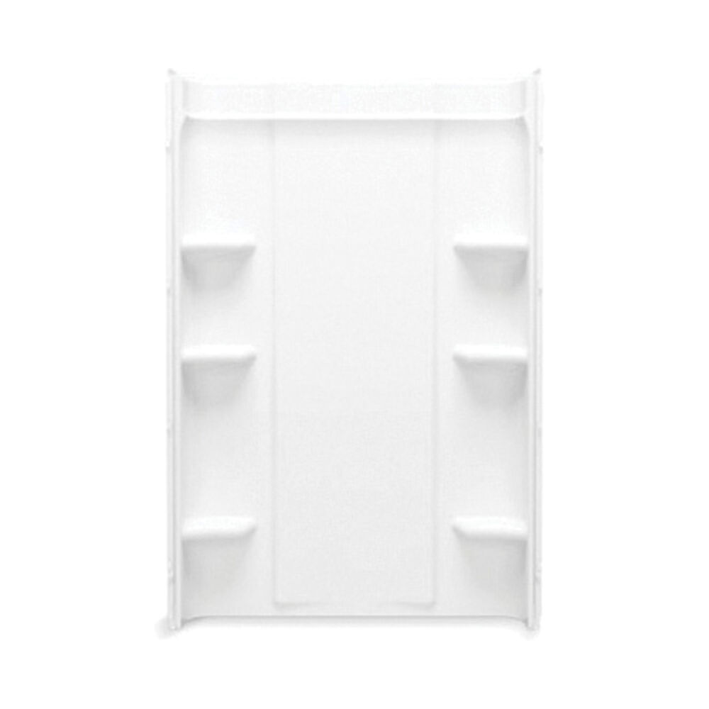 72412100-0 Medley™ Shower Back Wall, 48" L, Solid Vikrell®, High-Gloss White