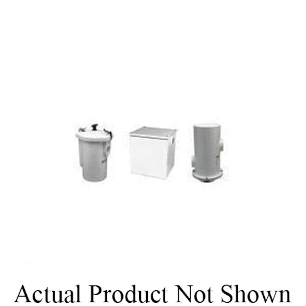 Z1183-FC-400 Large Capacity Solid Interceptor w/ Flush Cover, #400, 3" Inlet x 3" Outlet, Fabricated Steel