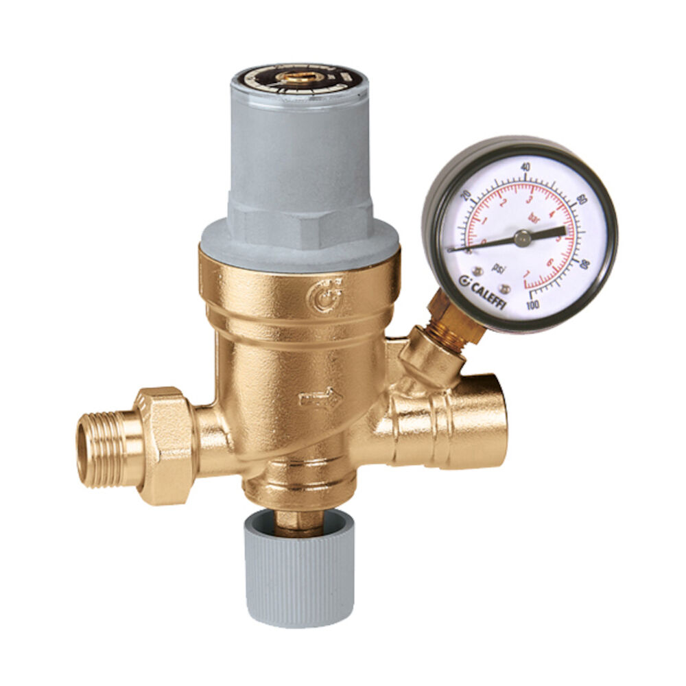 AutoFill™ 553642A Pre-Adjustable Automatic Filling Valve, 1/2" Nominal, MNPT x FNPT End Style, 230 psi Pressure, Brass Body