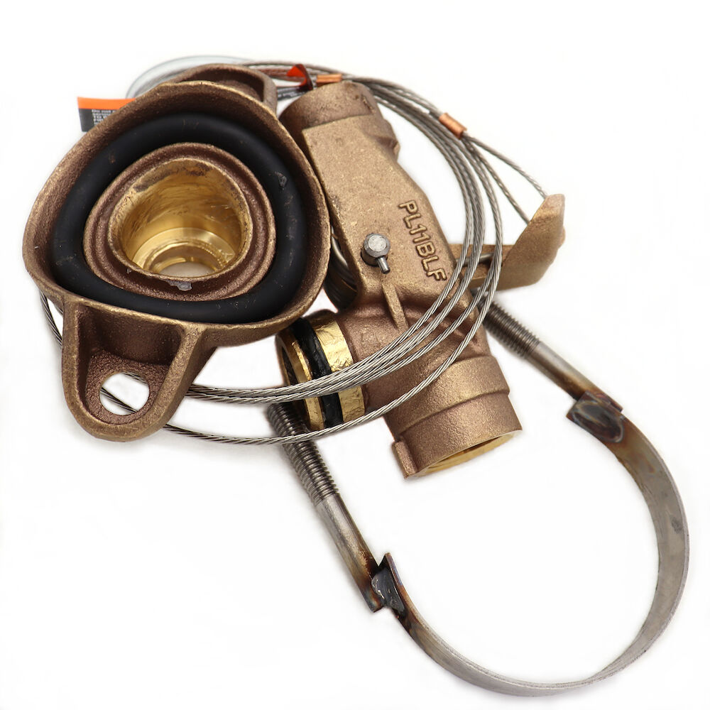 4A0LF 1X4 LF BRS BULLDOG PITLESS ADPT