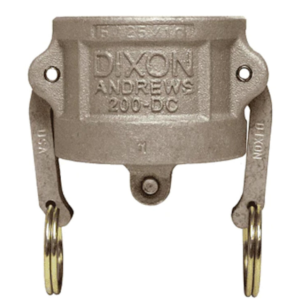 Dixon® 100-DC-AL Type DC Cam and Groove Dust Cap, 1 in, Aluminum, Domestic