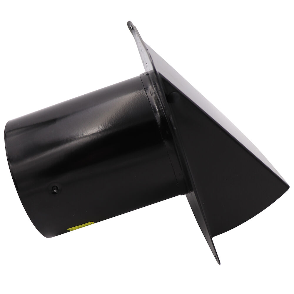 Broan® 885BL Wall Cap, Electrically Bonded Epoxy Coated, Black, Cold Rolled Steel
