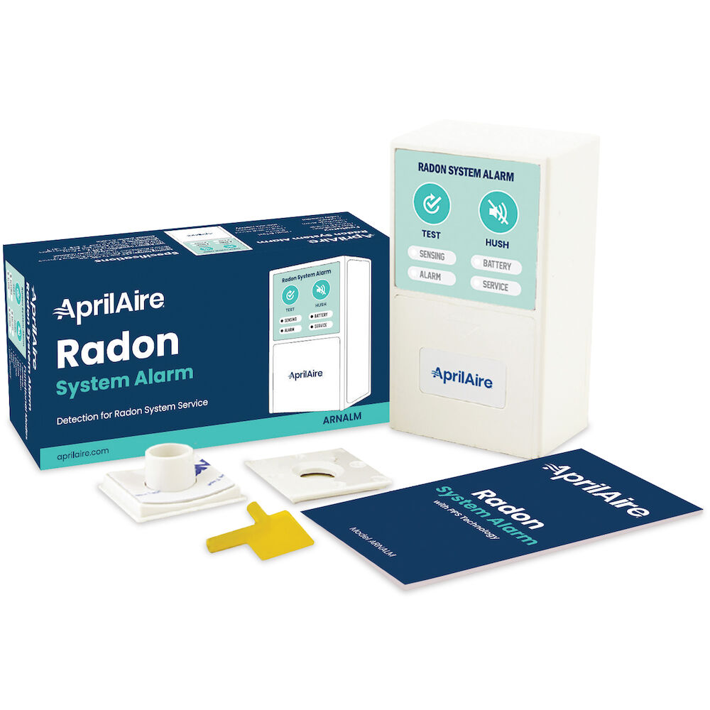 ARNALM Mounted Radon System Alarm, -0.1" WC to -20" WC