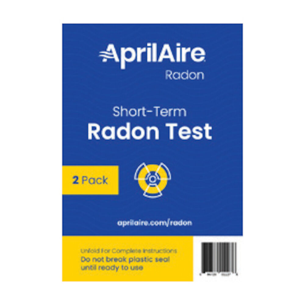 ARNTK2 Short Term Radon Test Kit, 2 pack, For Pre-Mitigation