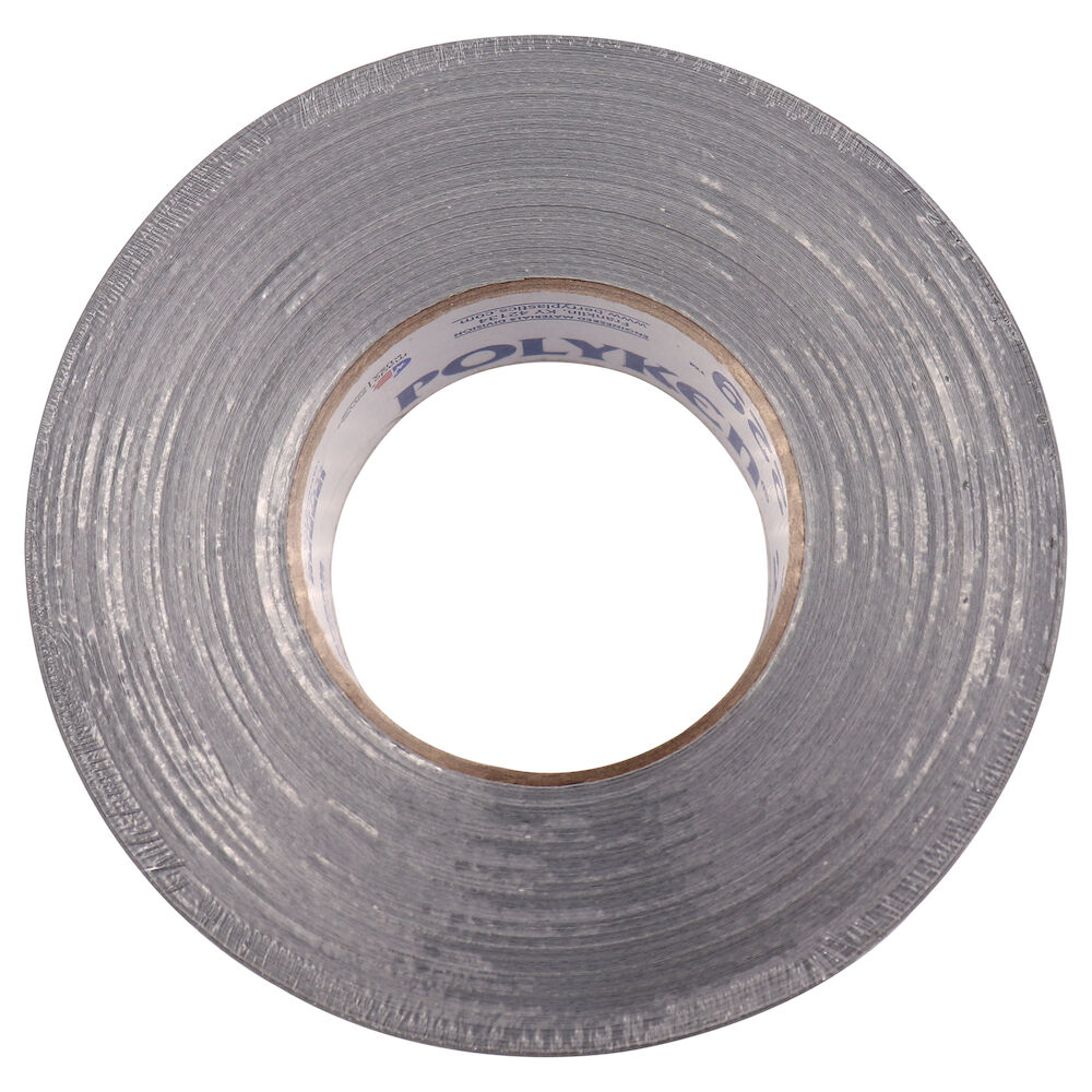 Polyken® 1086696 229 Premium Grade Duct Tape, 48 mm Wx54.9 m L, 12 mil THK, Silver