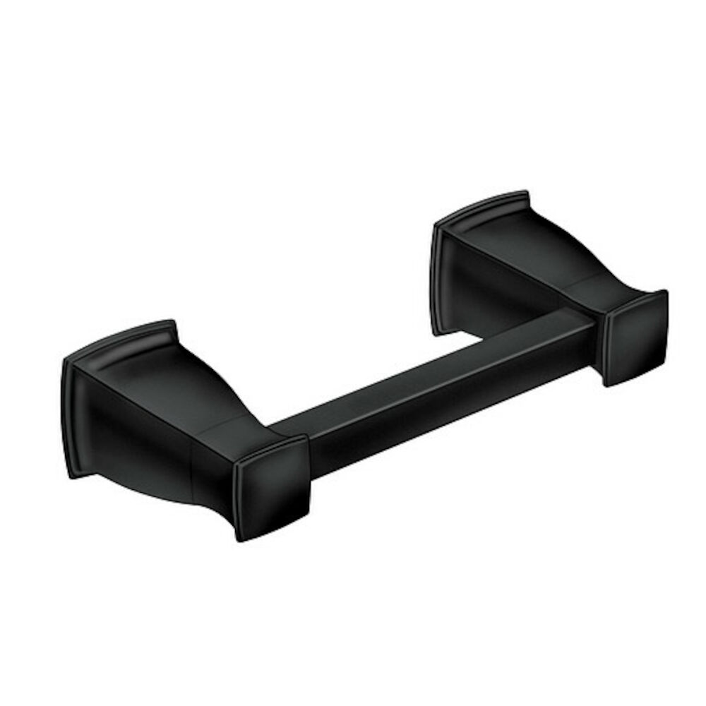 MY3508BL Hensley™ Pivoting Toilet Paper Holder, Zinc, Matte Black