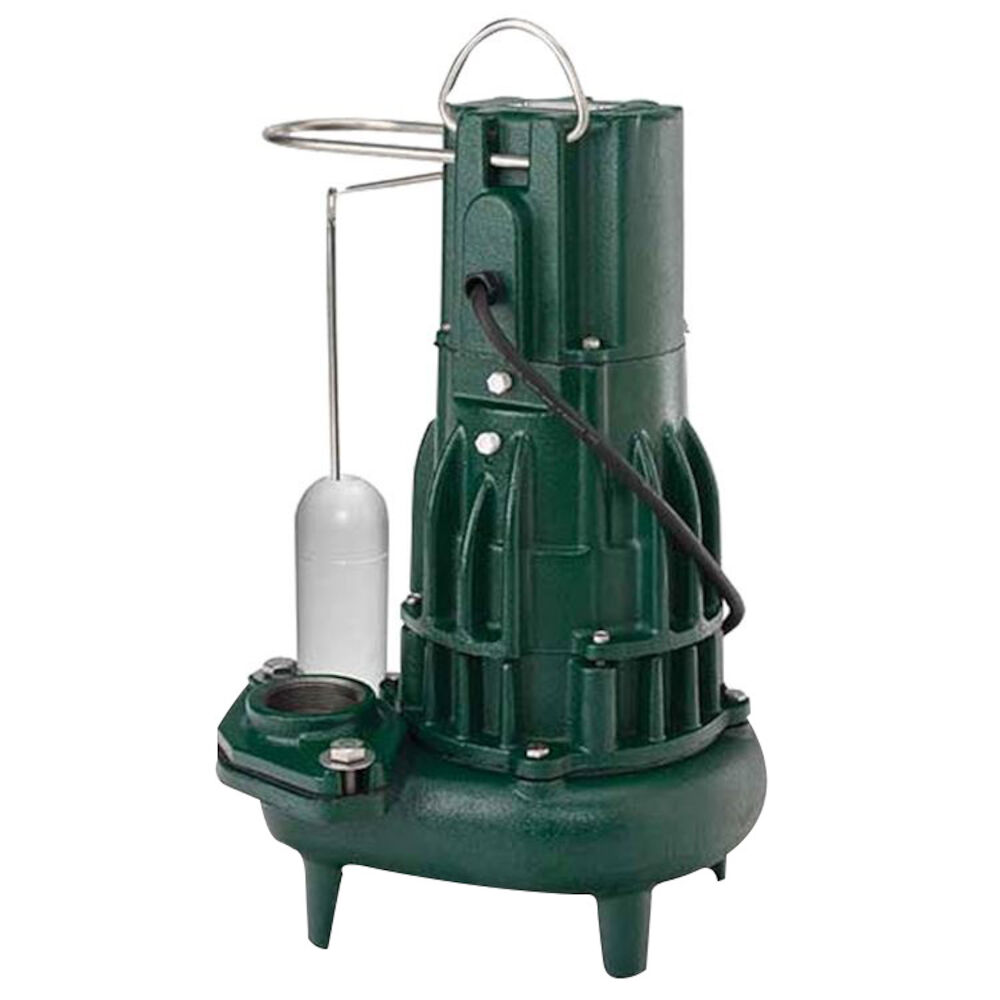 Zoeller® 282-0001 M282 High Head Waste-Mate Submersible Sewage Pump, Automatic, 1/2 hp, 115V, Cast Iron