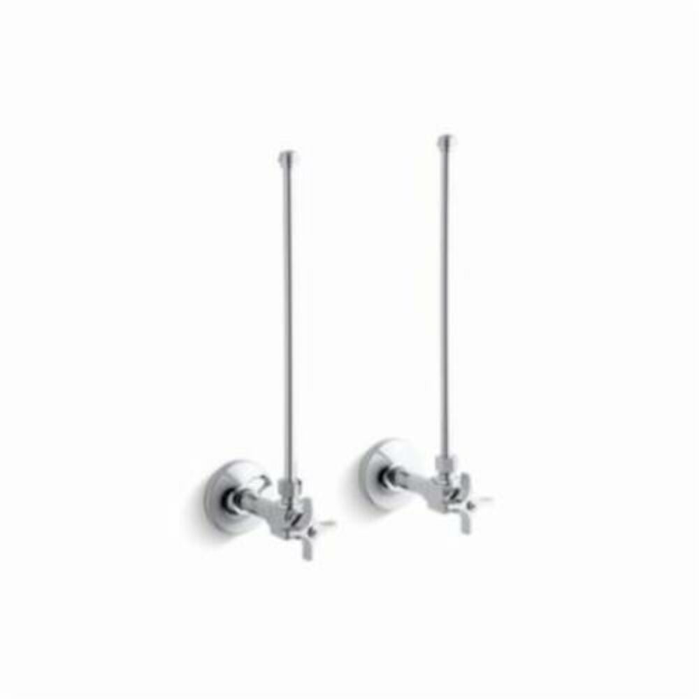 Kohler® 7605-P-CP Angle Supply, 3/8" Nominal, NPT, Brass Body, Polished Chrome