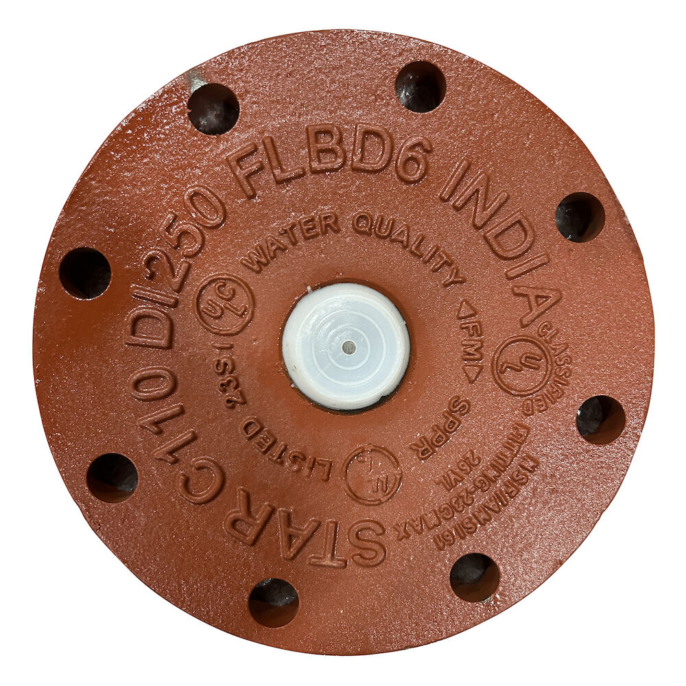 Star® Pipe Products FLBD06TF Tapped Blind Flange, 6 x 2" Nominal, Ductile Iron