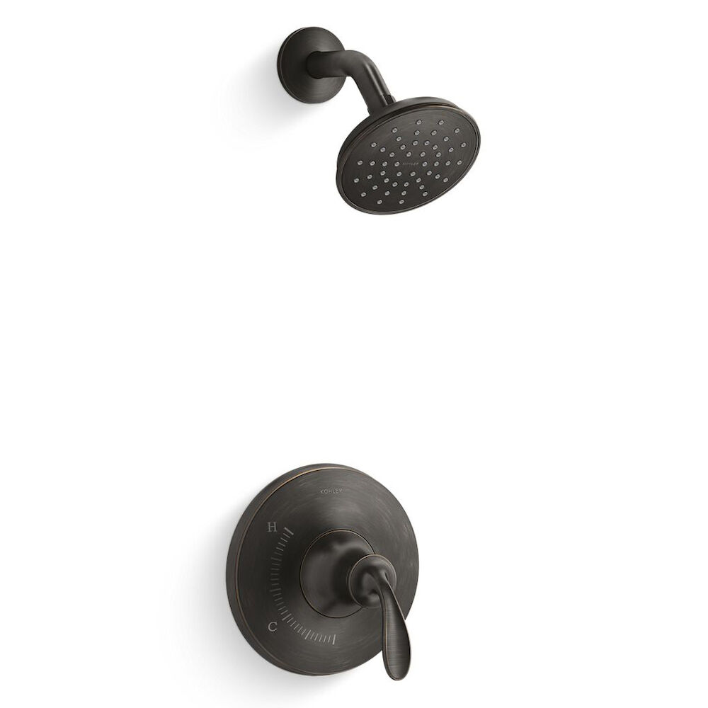 Kohler® KTS27382-4G-2BZ Bellera® Rite-Temp® 1-Handle, Pressure Balance Shower Faucet Trim, Oil Rubbed Bronze