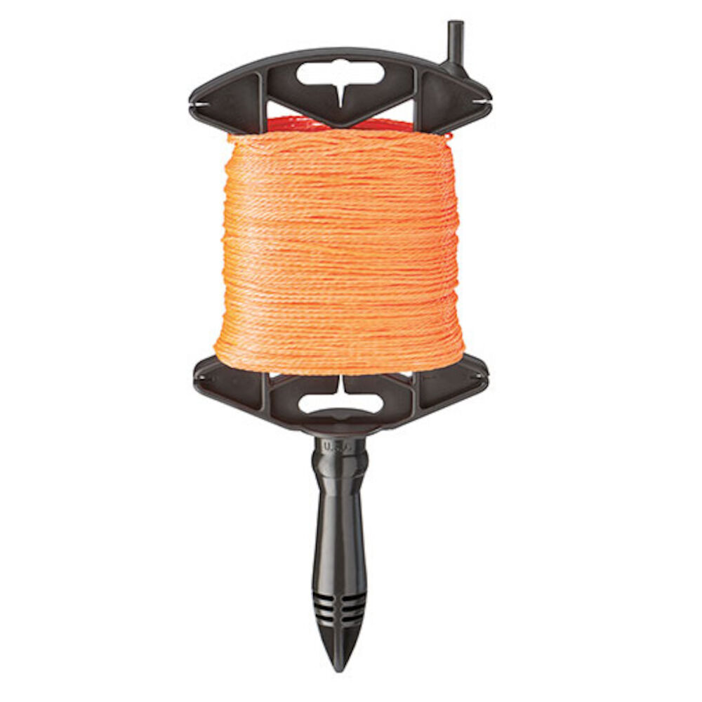 39503N Twisted Line Reel, 500' L Nylon Line, Orange