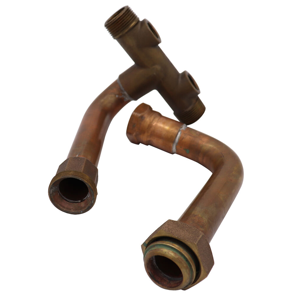 Simmons 770SB Short Elevated Tank Cross, 3/4x1x1 in, Solder, Silicon Bronze