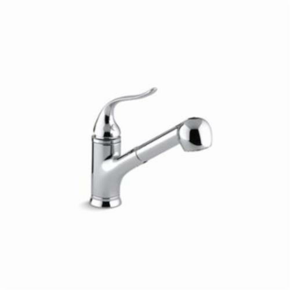 Kohler® 15160-CP Coralais® Kitchen Sink Faucet, 1.8 gpm, 1/3 Faucet Holes, Polished Chrome, 1 Handle