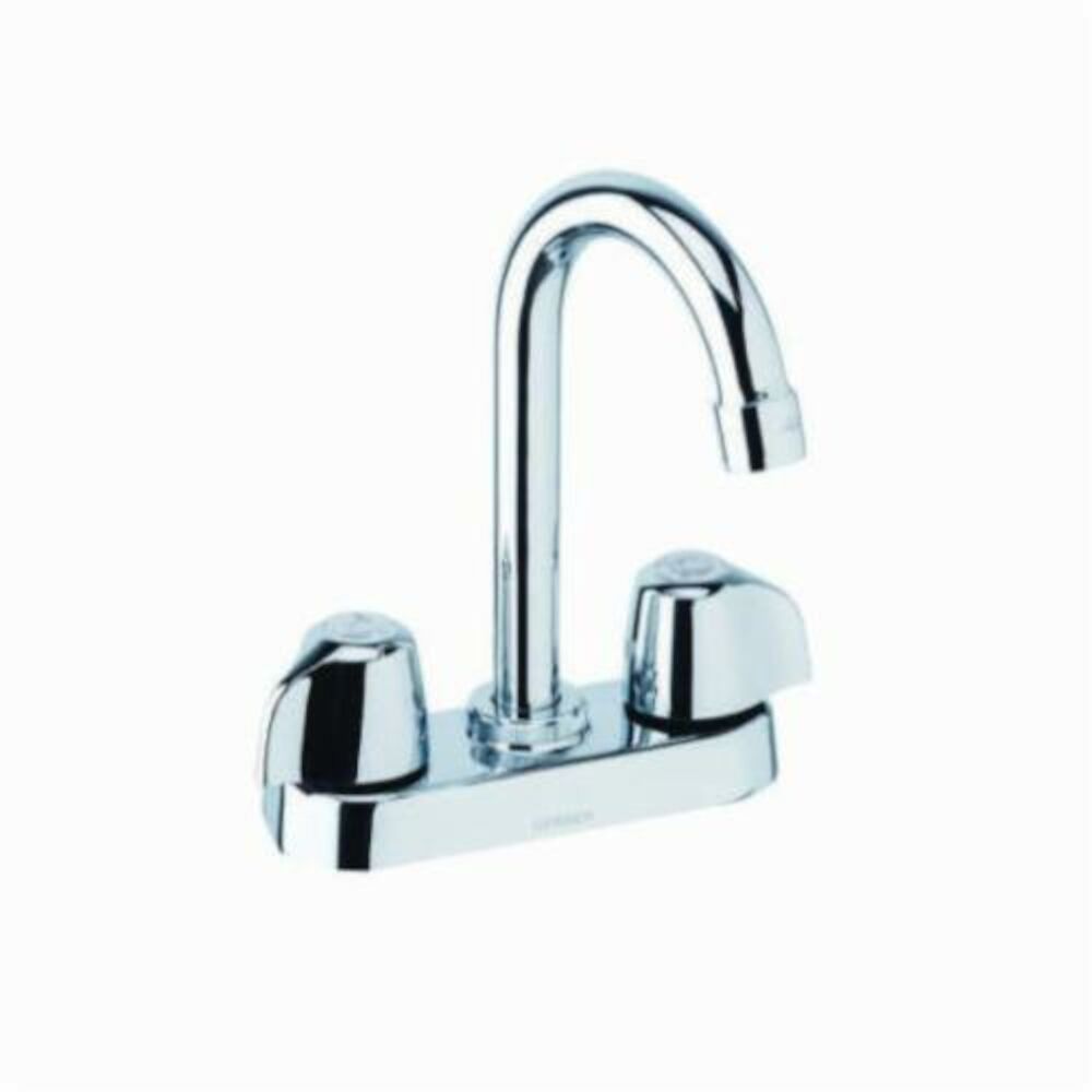 Gerber® Classics™ 49-251 Bar Faucet With Integrated Deck Plate, 2.2 gpm, Chrome Plated, 2 Handles