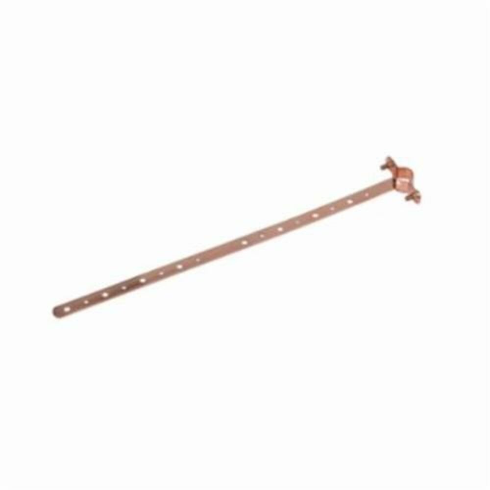 Oatey® 33697 Milford Hanger, 1/2" Pipe/Tube, Cold Rolled Steel, Copper Plated