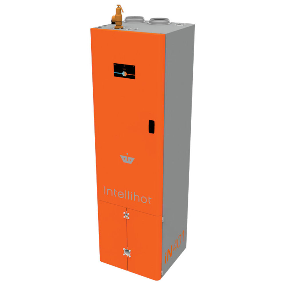 INTELLIHOT IN401 Neuron Series Tankless Gas Water Heater, Natural Gas/Liquid Propane, 401K BTU/hr