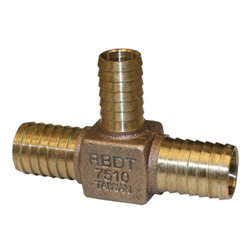 Merrill™ RBDTNL7510 Tee, 3/4x1x1 in, Plastic Pipe Insert, Bronze, Import