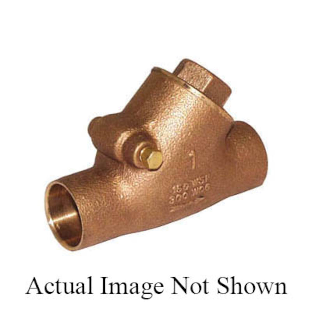 LEGEND 105-406 S-453 Y-Pattern Check Valve, 1-1/4 in, C, Cast Bronze Body, Import
