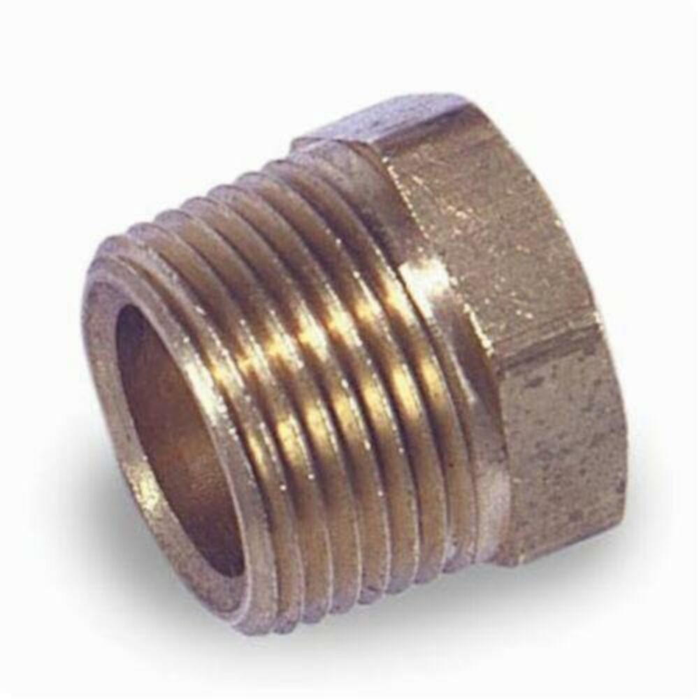 1/2 Brass B/S HEX HD PLUG