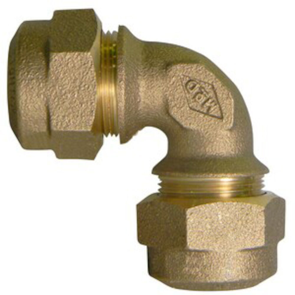 5182-064 1" 90 Degree Elbow, CTS Compression, Brass, EPDM