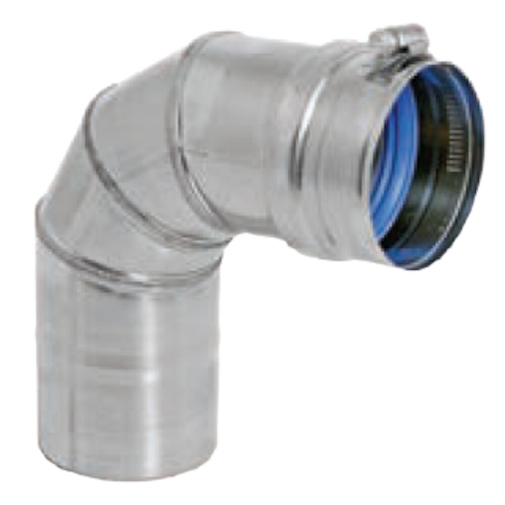 FSELB9003 FasNSeal® 3" 90 deg Vent Elbow, Stainless Steel