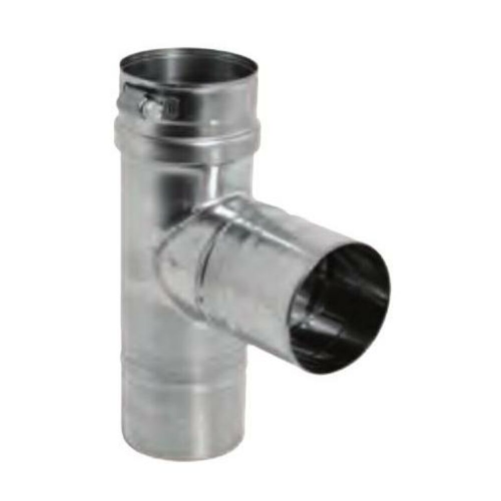 FST3 FasNSeal Standard Tee, Stainless Steel, 3" Dia x 7" L, 27 ga