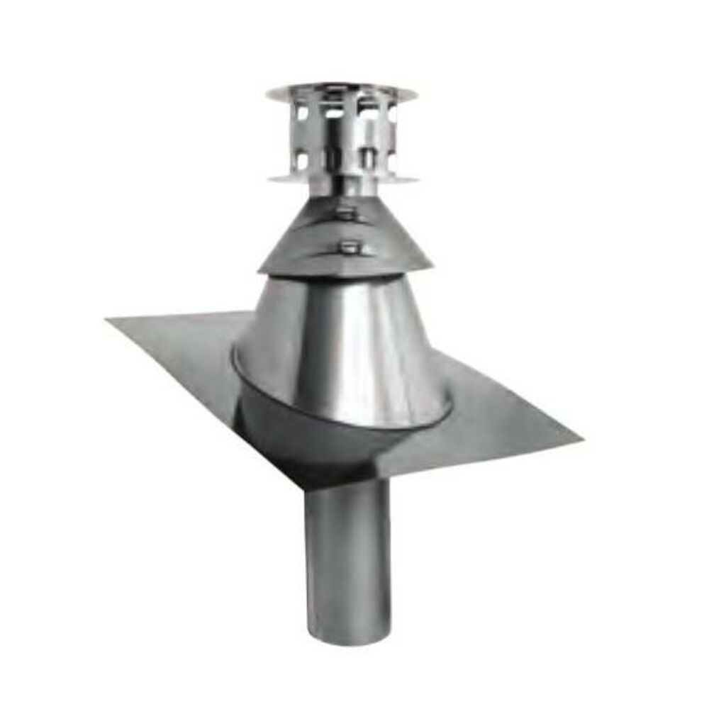 FSVPK4 FasNSeal Variable Pitch Flashing Kit, For Use w/ Approved DuraVentspecial gas vent components only, Stainless Steel