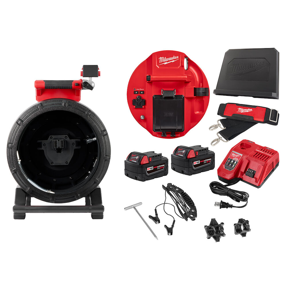 Milwaukee® Tool 2972-22 M18™ Flexible Pipeline Inspection System, 100'
