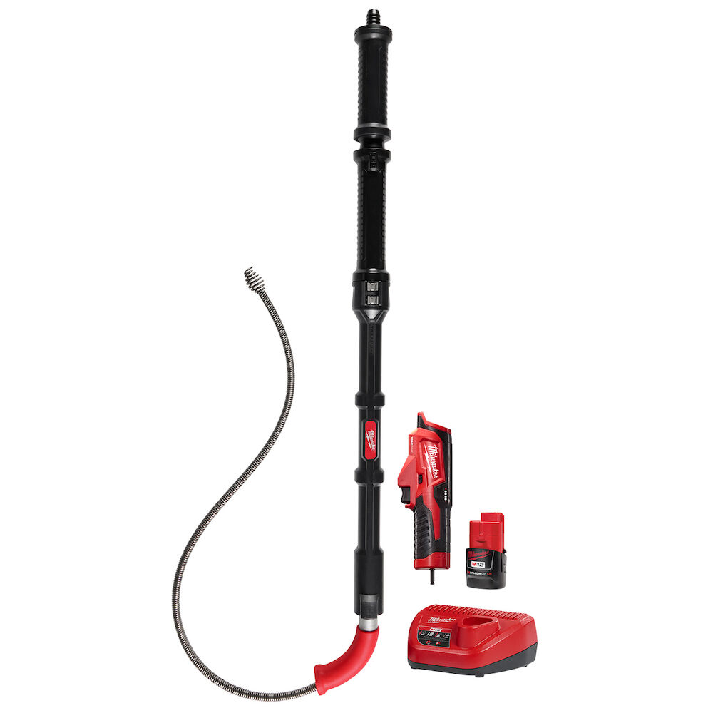 Milwaukee® Tool 3576-21 M12™ TRAPSNAKE™ Toilet Auger, 6'