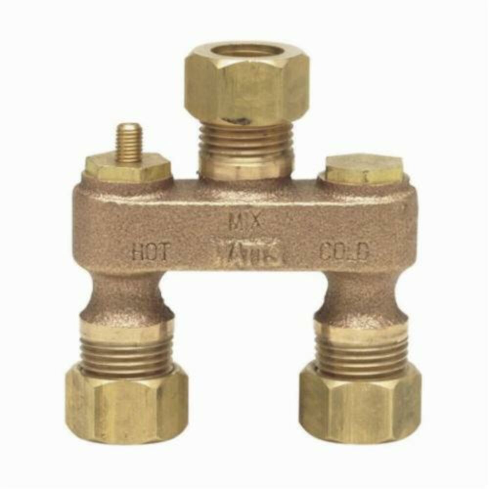 WATTS® 0215476 WAS Anti-Sweat Valve, 5/8x1/2 in, CompressionxMale, 180 psi, Brass Body, Import