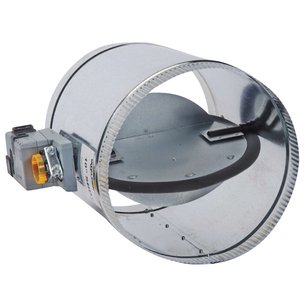 SBD10 10" Smart Bypass Damper, Static Pressure, Round, 24V, Galvanized steel