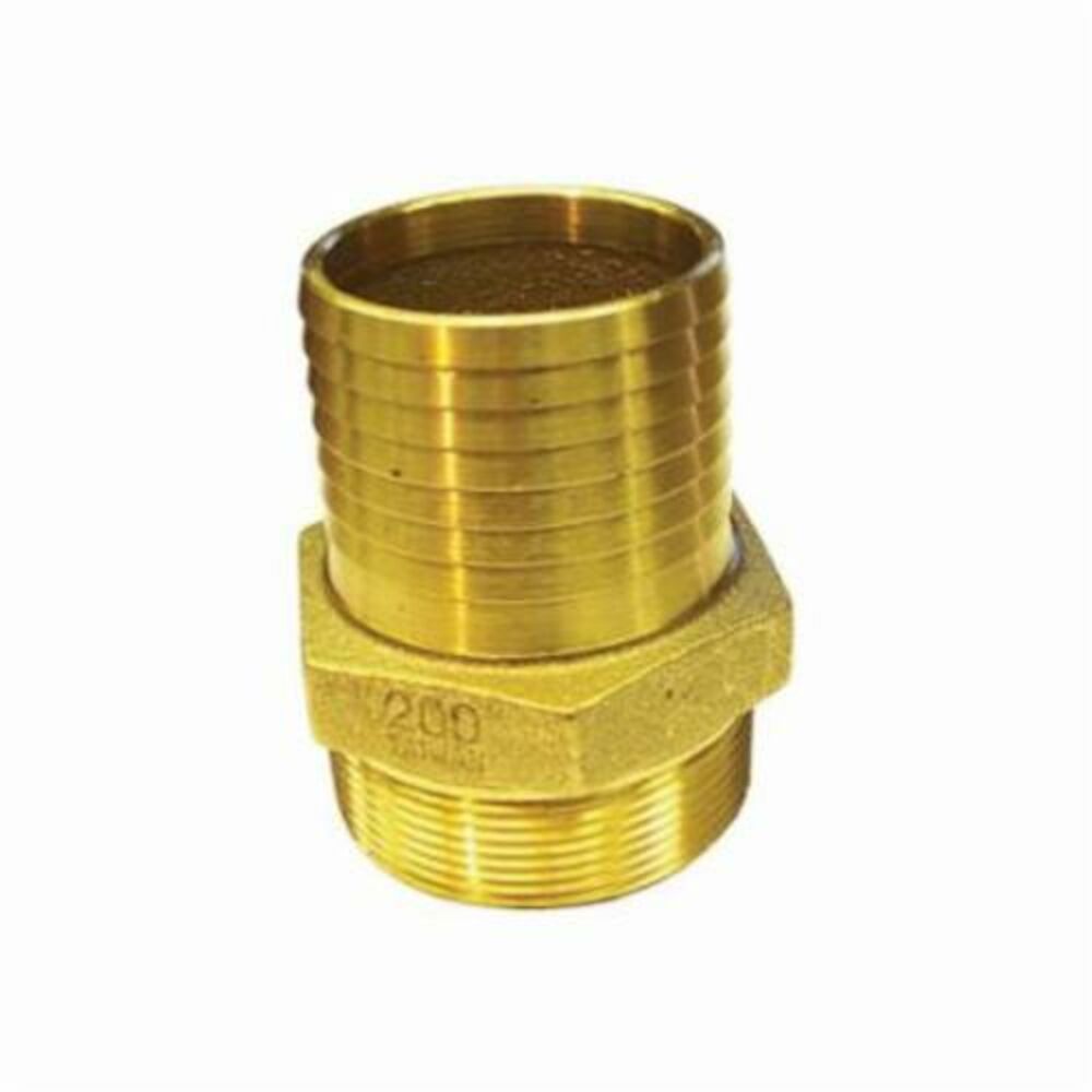 Merrill™ IBMA200 Male Adapter, 2 in, Plastic Pipe InsertxMNPT, Brass, Import