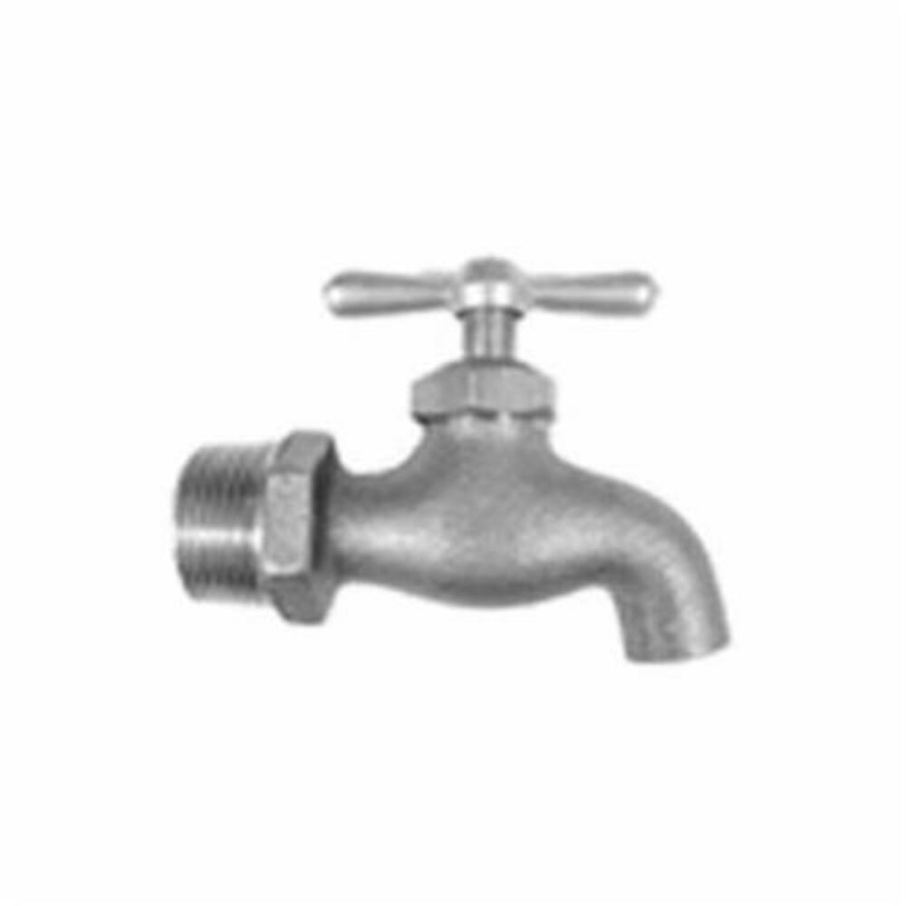American Granby™ HHB75NHTNL HHBNHTNL Sampling Valve Hose Bibb w/o Garden Hose Thread, 3/4", MNPTxSpout, Brass Body, Import