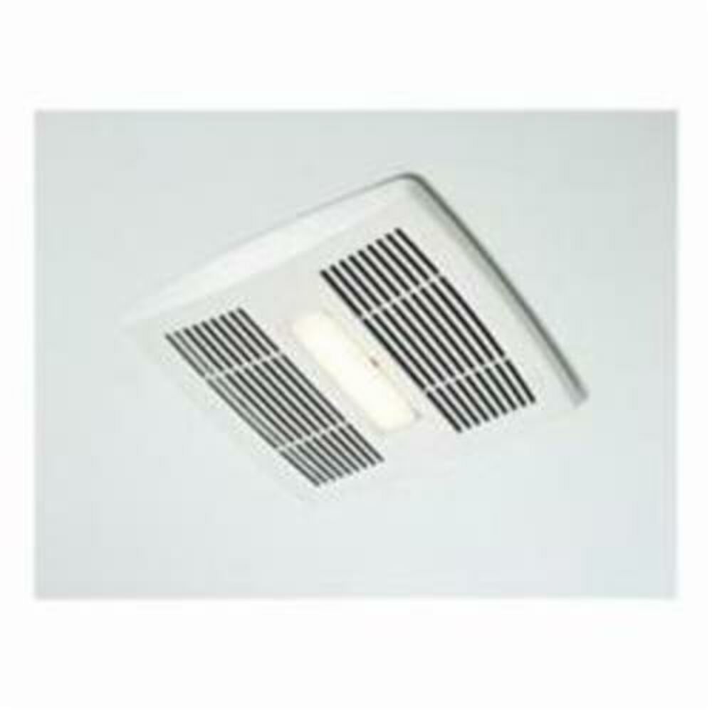 Broan® AE110L InVent™ Single Speed Fan/Light, 110 cfm, 4" Duct, 23.4 W, 120 V, 0.5 A