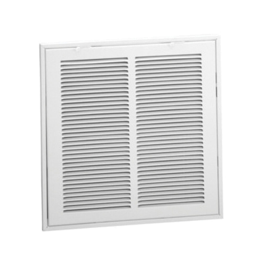 659 12x12 W Return Air Filter Grille, 12" W x 12" H, Steel, Bright White, Domestic