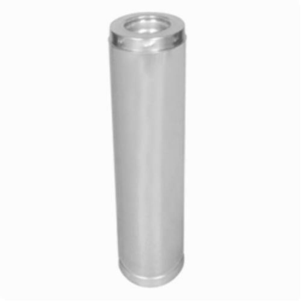 Hart & Cooley® 6TLC24 All-Fuel Chimney Pipe, 6" IDx8" OD Diax24" L, Stainless Steel