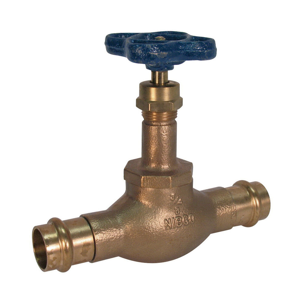 NIBCO® NF2K006 PF-211-Y Globe Valve, 1/2 in, Female Press, Bronze Body, Handwheel Actuator, Domestic