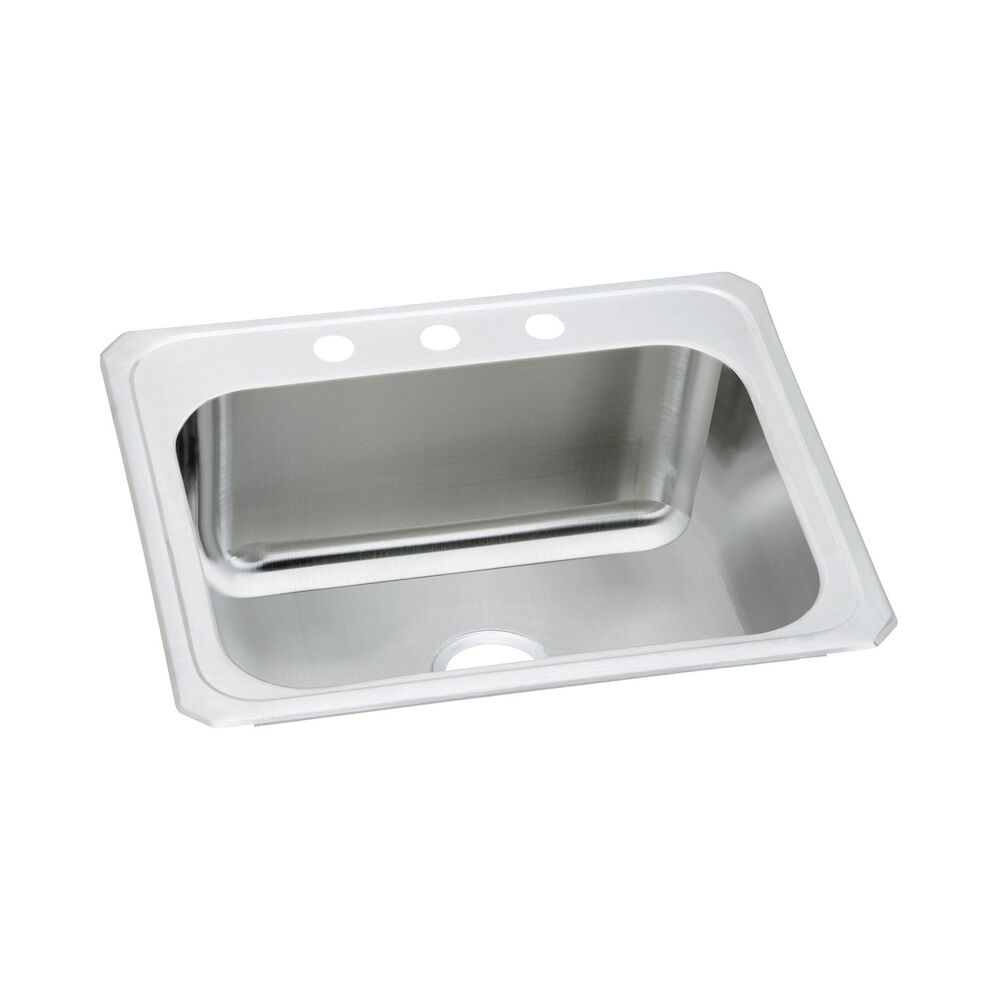 DCR2522103 Pursuit™ Laundry Sink, Rectangular, Top Mount, Stainless Steel, Brushed Satin