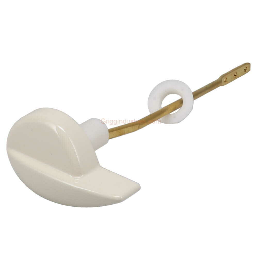 G009968509 Left Hand Tank Lever, Metal, Biscuit