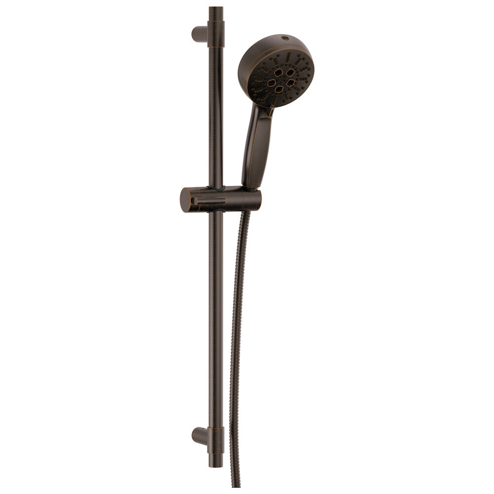 Delta Universal Showering Components 7-Setting Slide Bar Hand Shower with Cleaning Spray, Venetian Bronze