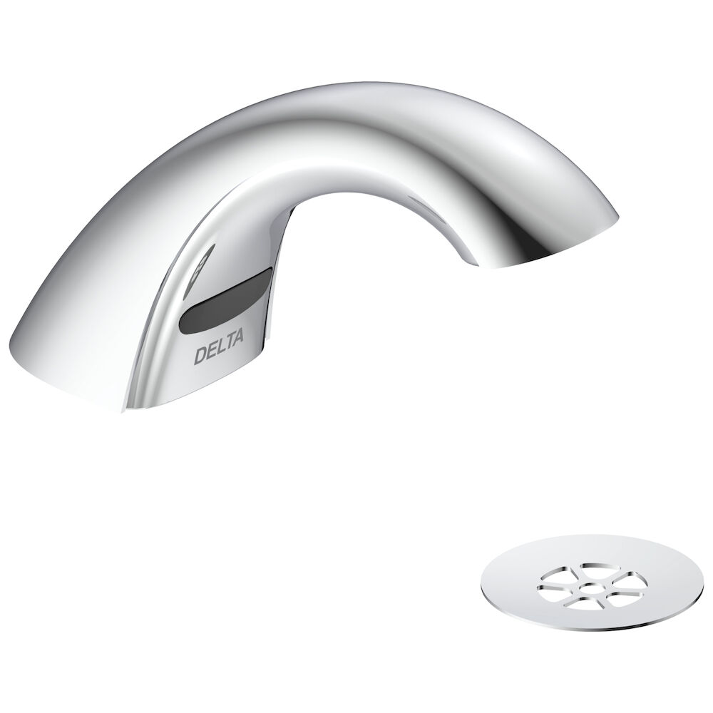 Commercial HDF® Battery Electronic Faucet, VR 0.5 GPM, Grid Strainer, Chrome