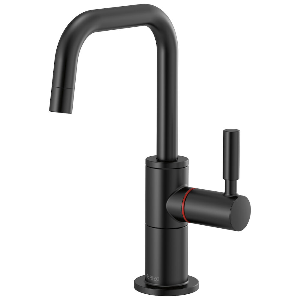Brizo® Sol® Instant Hot Faucet w/ Square Spout, Matte Black