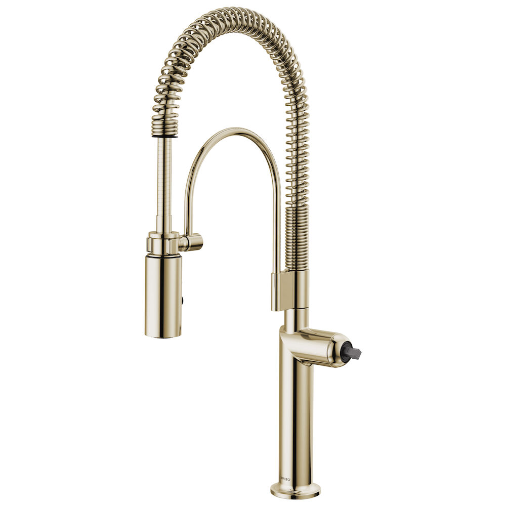 Brizo Odin® Semi-Professiol Kitchen Faucet - Less Handle, Polished Nickel