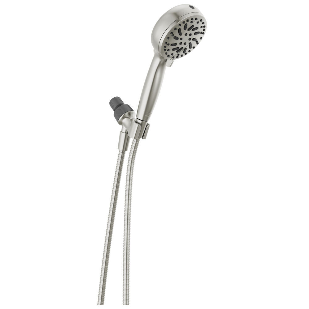 Delta Universal Showering Components 6-Setting Hand Shower with Cleaning Spray, Spotshield Brushed Nickel
