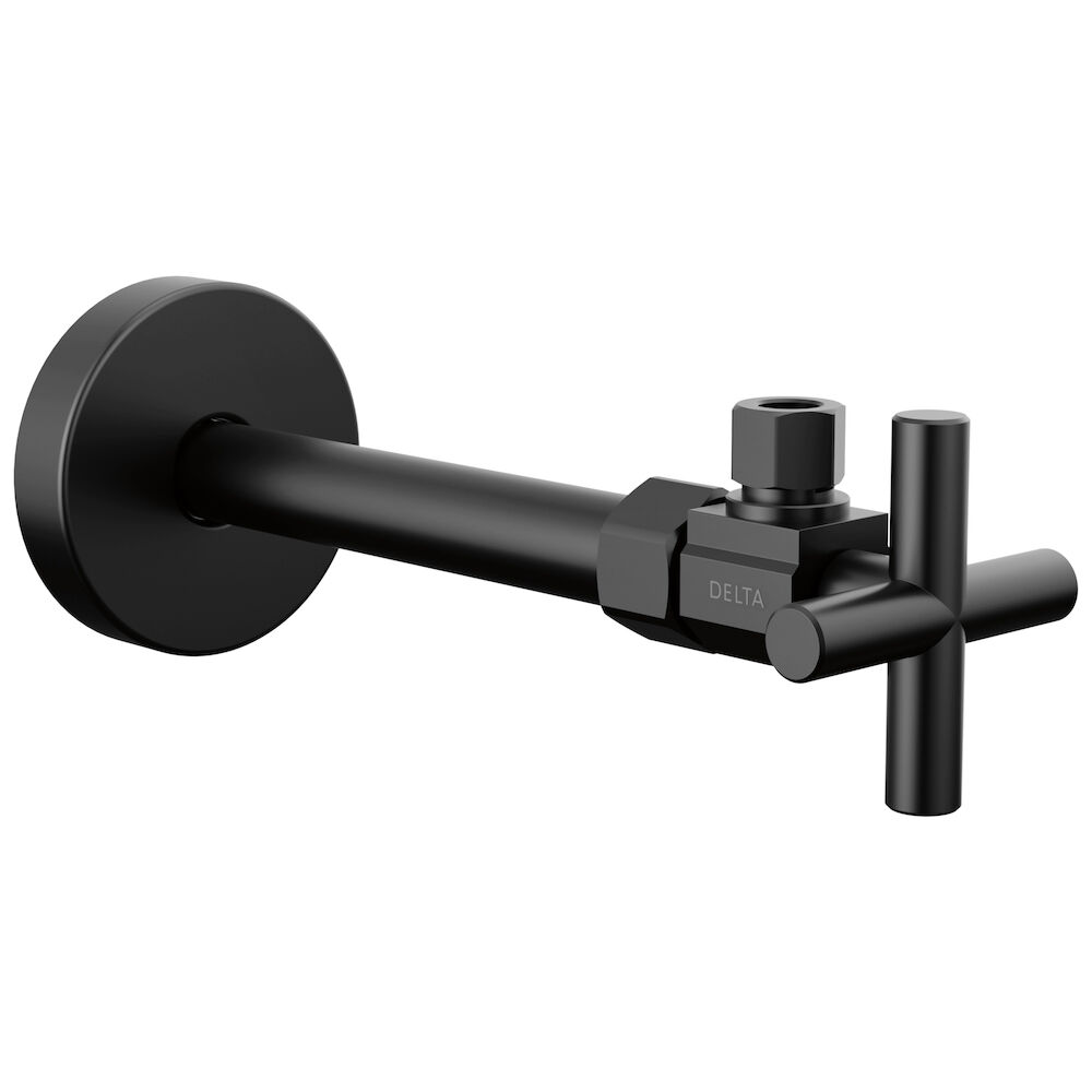 DeltaAngled Supply Stop Valve, Matte Black