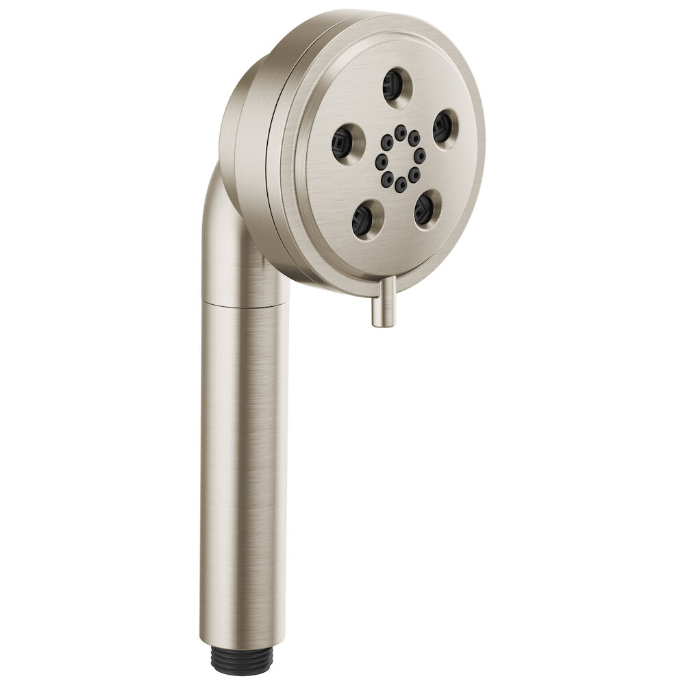 Brizo Essential™ Shower Linear Round H2Okinetic® Multi-Function Handshower, Luxe Nickel