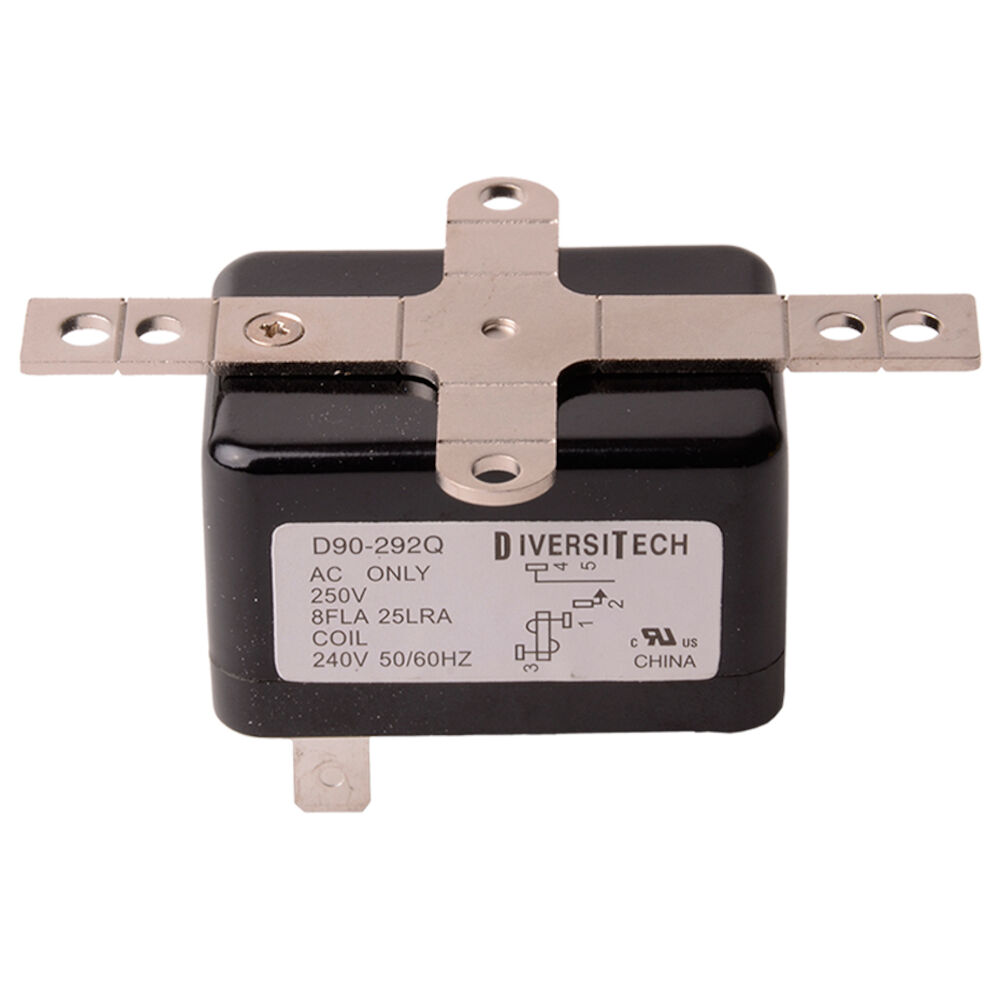 Diversitech D90-292Q 8400 General Purpose Relay, 16/8 A, SPST/NO Contact