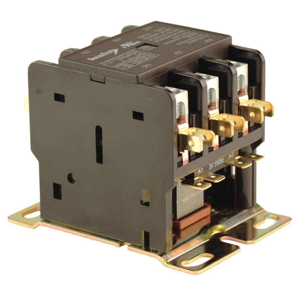 Diversitech EC30324 Large Frame Definite Purpose Contactor, 24 V Coil, 3 Poles, Import