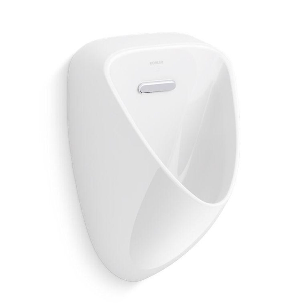 Kohler® 20713-ER-0 20713-ER Contemporary Urinal, Tend, 0.125 to 1 gpf Flush Rate, Rear Spud, Wall Mounting, White