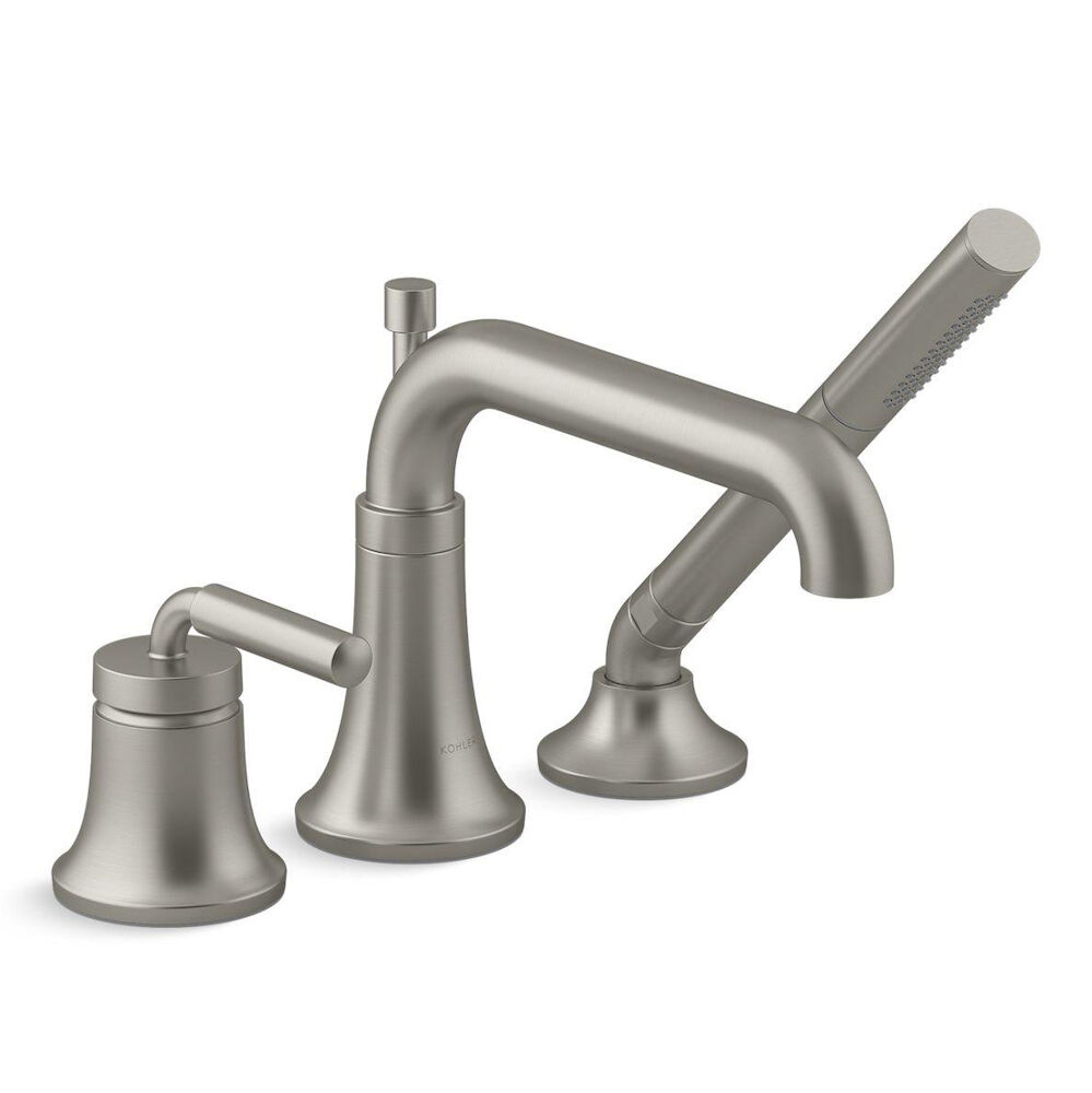 Kohler® 26441-4-BN 26441-4 Tone Faucet with Handshower, 1.75 gpm Flow Rate, 8-9/16" Spou